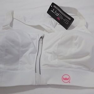 Shefit ultimate sports bra size 5 luxe white new
